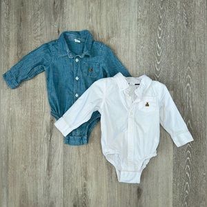 Baby Gap Baby Boys Button Down Shirts - 12-18 Months